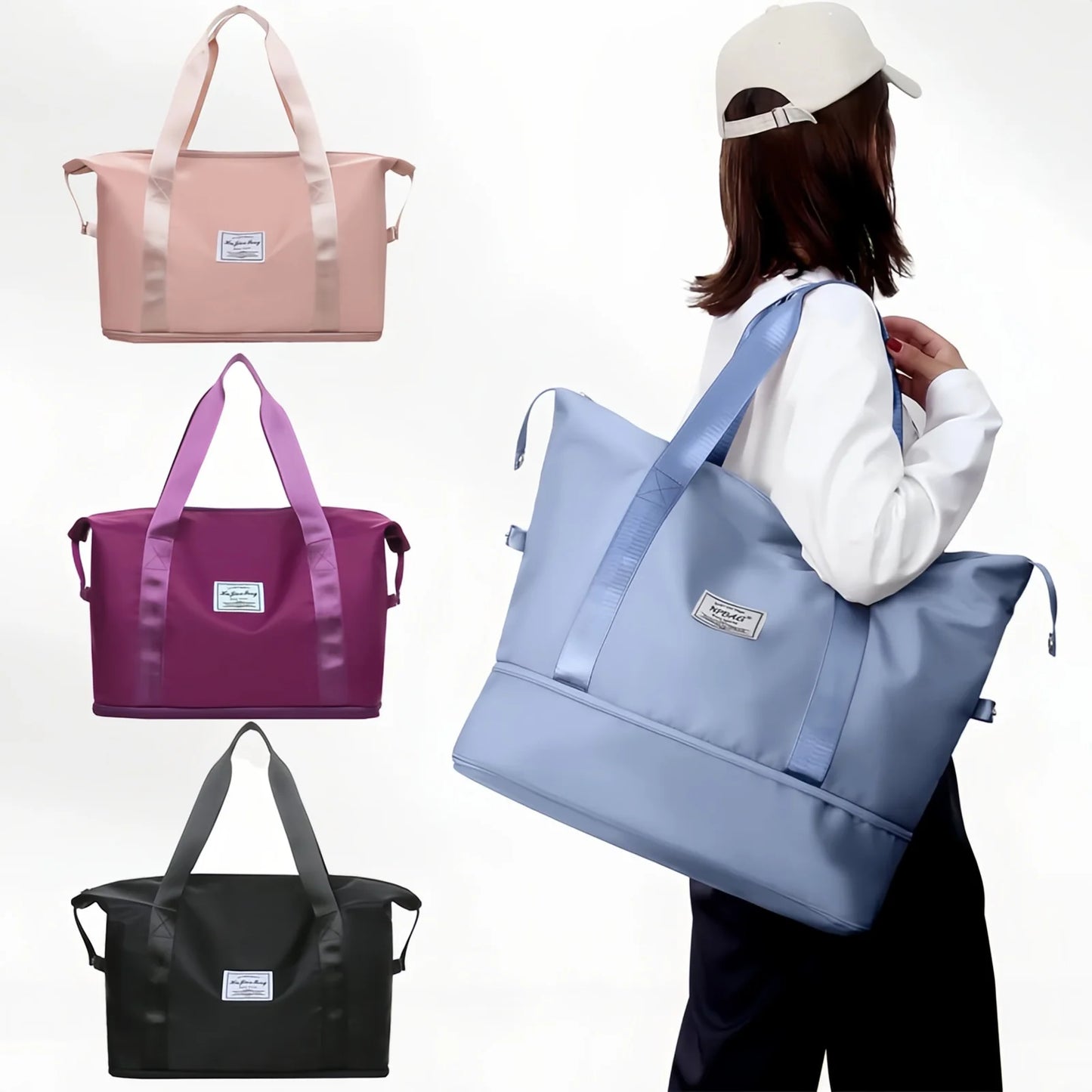 Double-Layer Expandable Travel Bag