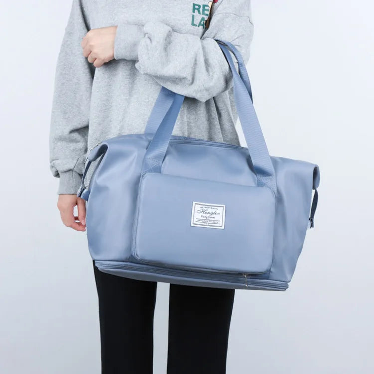 Gym Bag Waterproof - Foldable with detatchable Front Pocket