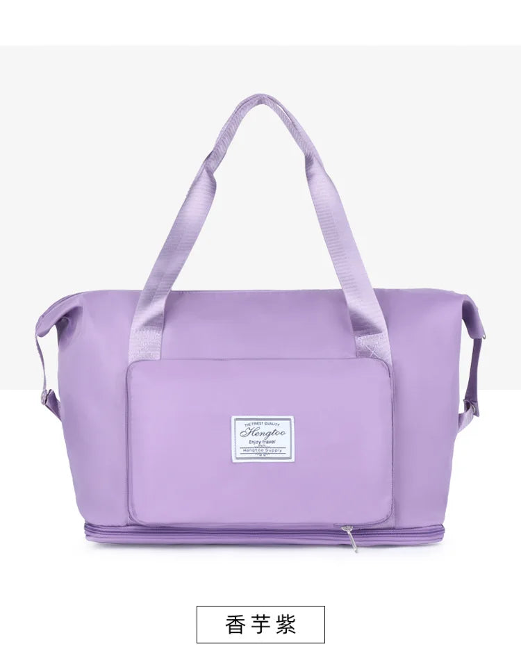 Gym Bag Waterproof - Foldable with detatchable Front Pocket
