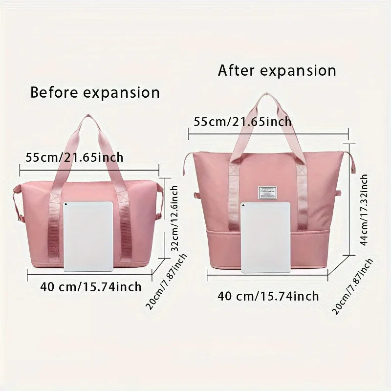 Double-Layer Expandable Travel Bag