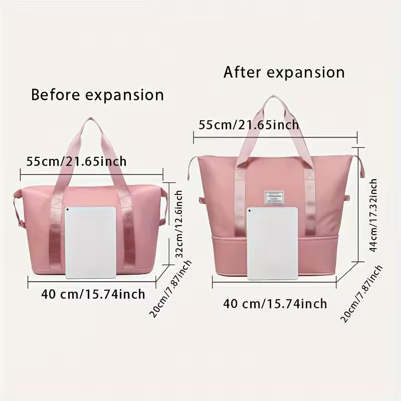 Double-Layer Expandable Travel Bag