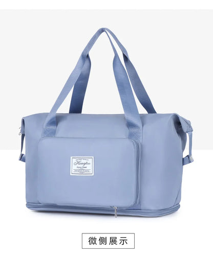 Gym Bag Waterproof - Foldable with detatchable Front Pocket