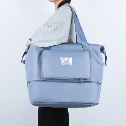 Gym Bag Waterproof - Foldable with detatchable Front Pocket