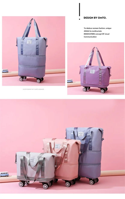Travel Bag – Dry/Wet Separation Detachable Wheels