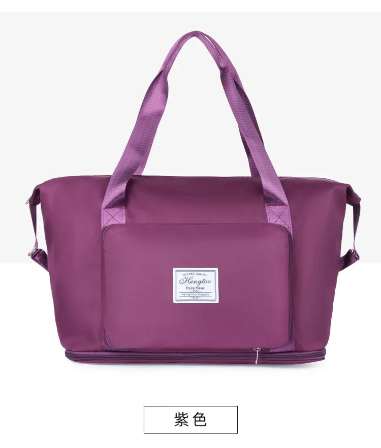 Gym Bag Waterproof - Foldable with detatchable Front Pocket