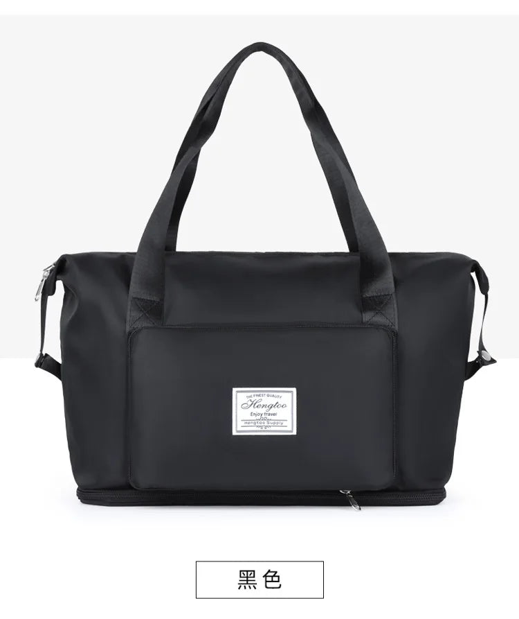 Gym Bag Waterproof - Foldable with detatchable Front Pocket
