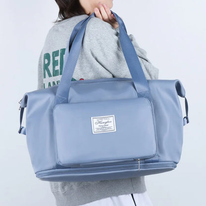 Gym Bag Waterproof - Foldable with detatchable Front Pocket