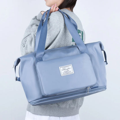 Gym Bag Waterproof - Foldable with detatchable Front Pocket