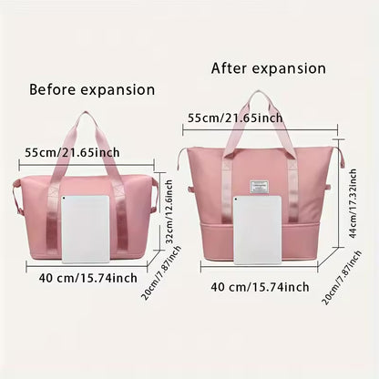Double-Layer Expandable Travel Bag
